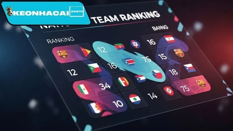 Bảng xếp hạng đội tuyển quốc gia - Cập nhật mới nhất 3 Bảng xếp hạng theo khu vực