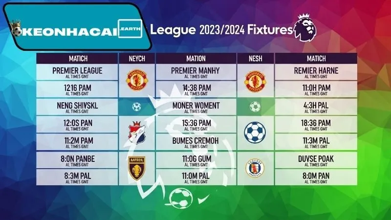 Lưu ý khi sử dụng lịch bóng đá Premier League