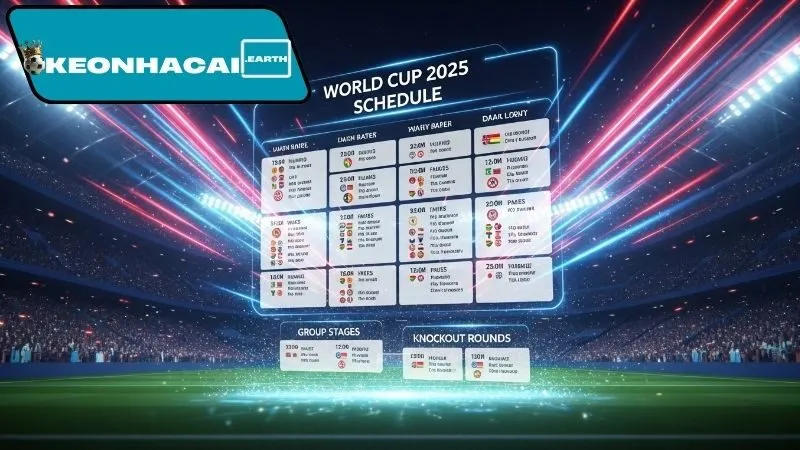 Lịch thi đấu World Cup 2025 - Cập nhật tại Kèo Nhà Cái 3 Ưu điểm khi xem lịch thi đấu World Cup 2025 tại Kèo Nhà Cái