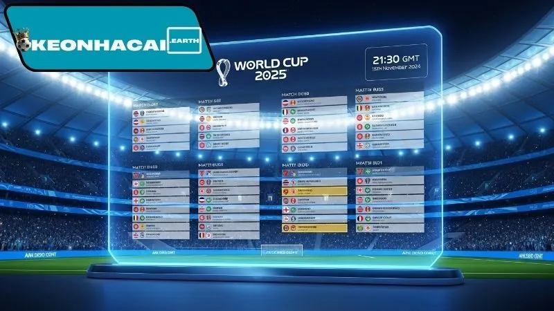 Lịch thi đấu World Cup 2025 - Cập nhật tại Kèo Nhà Cái 4 Kinh nghiệm theo dõi lịch thi đấu World Cup 2025 tại Kèo Nhà Cái